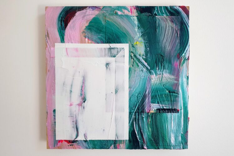 Lisa Denyer, Palm, 2021, acrylic, collage, filler, emulsion and gouache on plywood, 30x30cm, £525 final (1)