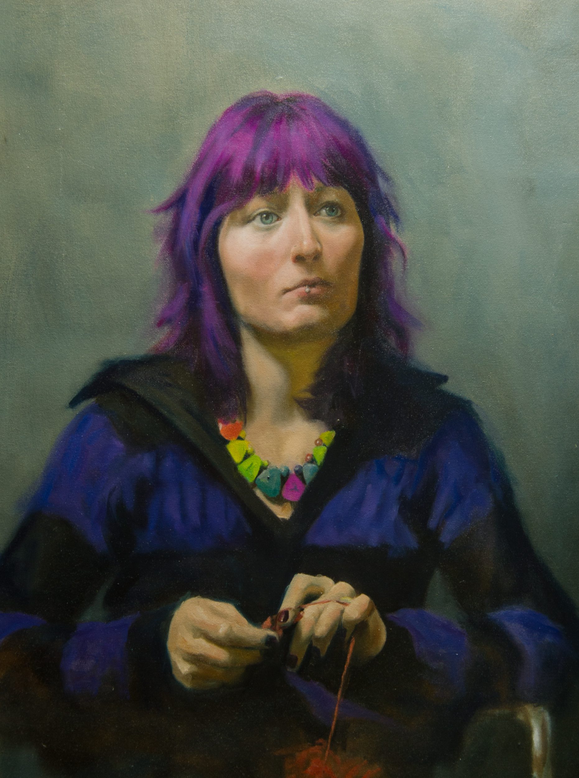 Portrait Of Jen Blue Berry Art Gallery